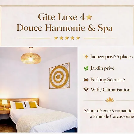 Douce Harmonie & Grand 5 Places -privatif - Cocon Au Calme - 5 Min Carcassonne (adults Only) Feriehus *
