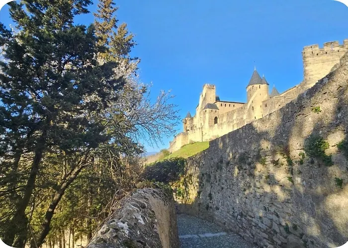 Gîte Luxe 4 étoiles -Douce Harmonie Massages&Grand SPA 5 places - Indépendant -Au calme -Jardin - Clim - Parking à 5 min Carcassonne - 2 Adultes 1 bébé de 0 à 2 ans * Villemoustaussou