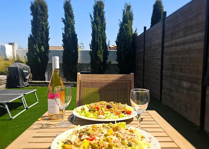 Hébergement de vacances Gîte Luxe 4 étoiles -Douce Harmonie Massages&Grand SPA 5 places - Indépendant -Au calme -Jardin - Clim - Parking à 5 min Carcassonne - 2 Adultes 1 bébé de 0 à 2 ans *