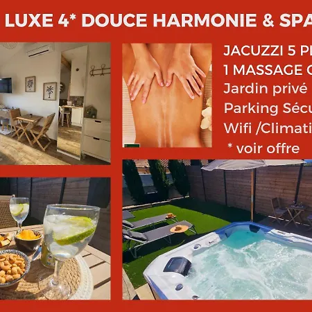 Holiday home - Luxe 4 Etoiles -douce Harmonie Massages & 5 Places -cocon Discret Insolite Sans Vis A Vis En Toute Serenite - 5 Min Carcassonne *