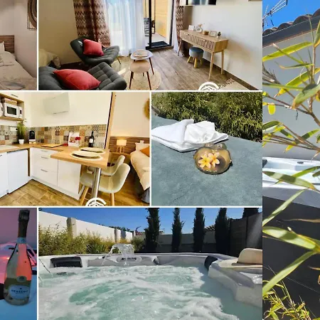 Holiday home - Luxe 4 Etoiles -douce Harmonie Massages & 5 Places -cocon Discret Insolite Sans Vis A Vis En Toute Serenite - 5 Min Carcassonne *